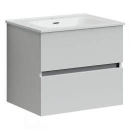Тумба с раковиной Sancos Urban, 59 см., ламинат белый, UR60W