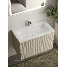 Тумба с раковиной Sancos Snob R 80 см SNR80CE beige soft