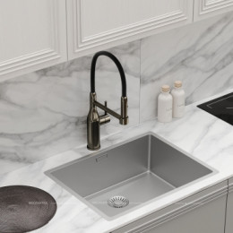 Смеситель для кухонной мойки Sancos Pride SC4011GG вороненая сталь