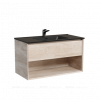 Тумба подвесная SANCOS Marmi 1.0 890х445х520 c одним ящиком оснащенным доводчиками скрытого монтажа и открытой нишей