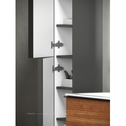 Шкаф-пенал Sancos Delta 35 см PDL35GR дуб красный \/ графит