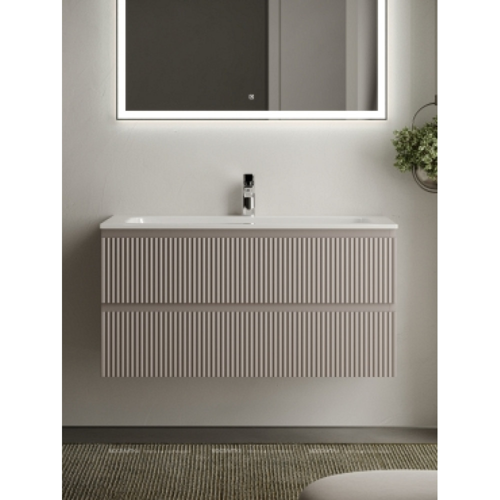 Тумба с раковиной Sancos Snob R 100 см SNR100SM doha soft