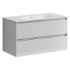 Тумба с раковиной Sancos Cento, 89 см., эмаль белый, CN90W
