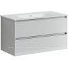 Тумба с раковиной Sancos Cento, 89 см., эмаль белый, CN90W