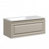 Тумба с раковиной Sancos Very 100 см VR100LCE левая, beige soft