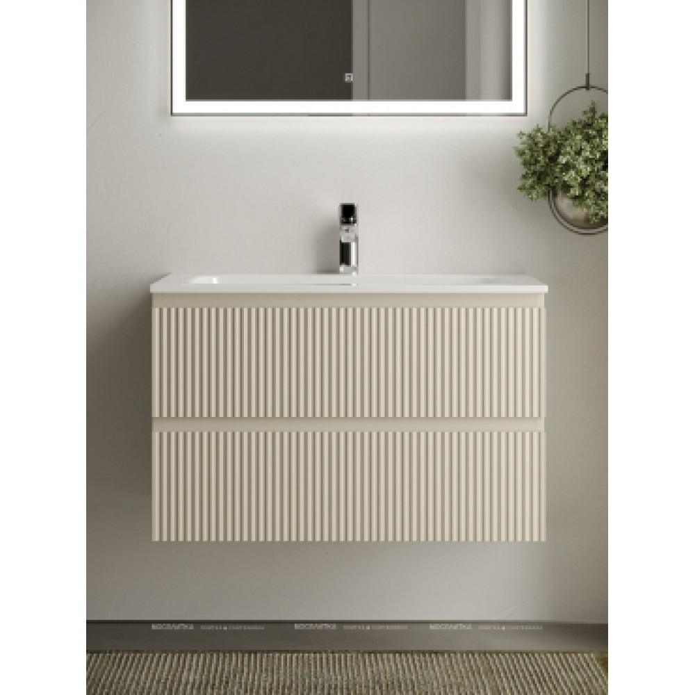 Тумба с раковиной Sancos Snob R 80 см SNR80CE beige soft