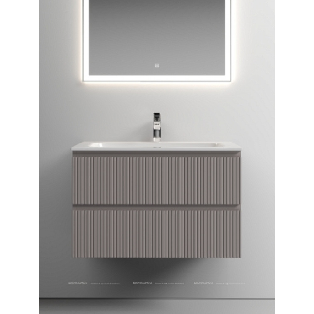 Тумба с раковиной Sancos Snob T 80 см SNT80SM doha soft