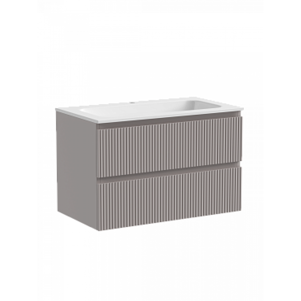 Тумба с раковиной Sancos Snob T 80 см SNT80SM doha soft