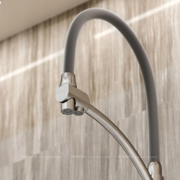 Смеситель для кухонной мойки Sancos Eri SC4001BN брашированный никель