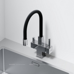 Смеситель для кухонной мойки Sancos Arno SC4005CH глянцевый хром