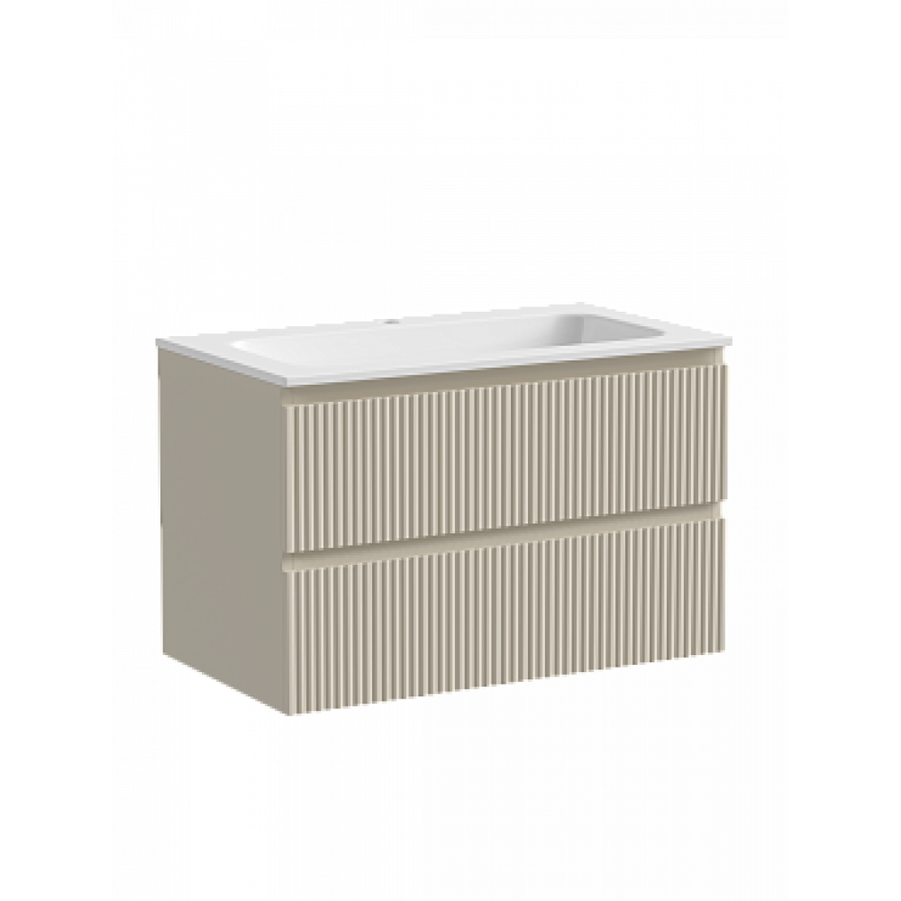 Тумба с раковиной Sancos Snob R 80 см SNR80CE beige soft