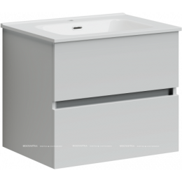 Тумба с раковиной Sancos Urban, 59 см., ламинат белый, UR60W