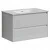 Тумба с раковиной Sancos Libra, 79 см., эмаль белый, LB80W