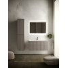 Тумба с раковиной Sancos Snob R 100 см SNR100SM doha soft
