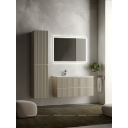 Тумба с раковиной Sancos Snob R 100 см SNR100LCE левая, beige soft