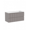 Тумба с раковиной Sancos Snob R 100 см SNR100SM doha soft