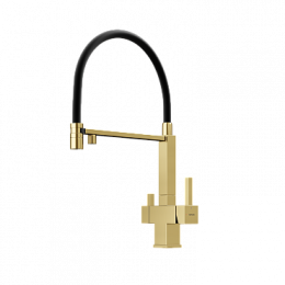 Смеситель для кухонной мойки Sancos Moro SC4006BG брашированное золото