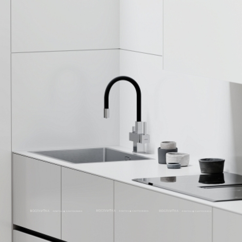 Смеситель для кухонной мойки Sancos Arno SC4005CH глянцевый хром