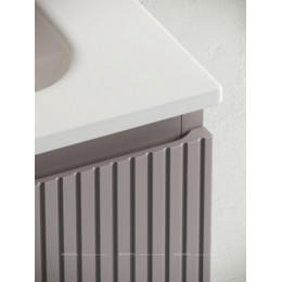 Тумба с раковиной Sancos Snob T 80 см SNT80SM doha soft