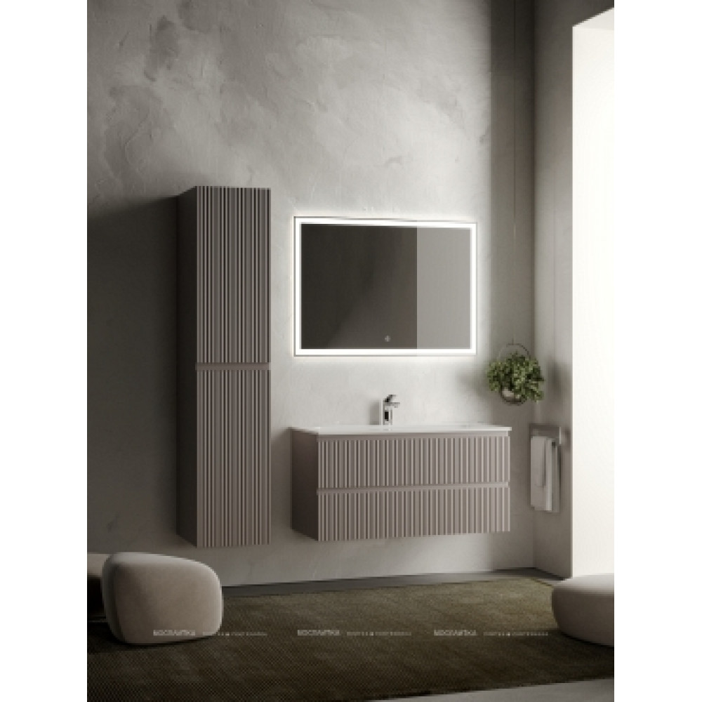 Тумба с раковиной Sancos Snob R 100 см SNR100SM doha soft