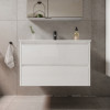 Тумба с раковиной Sancos Libra, 79 см., эмаль белый, LB80W