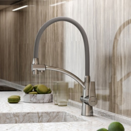 Смеситель для кухонной мойки Sancos Eri SC4001BN брашированный никель