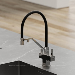 Смеситель для кухонной мойки Sancos Loro SC4007CH глянцевый хром