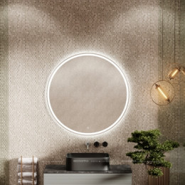 Зеркало для ванной комнаты SANCOS Bella D1000 c подсветкой