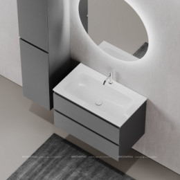 Тумба под раковину Sancos Folk 80 см FL80GS grey soft