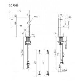 Смеситель для раковины SANCOS Linn