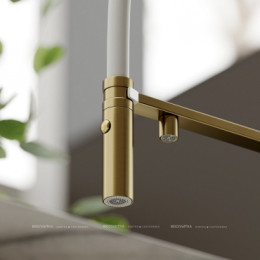 Смеситель для кухонной мойки Sancos Imola SC4010BG брашированное золото