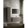 Тумба с раковиной Sancos Snob R 100 см SNR100RSM правая, doha soft