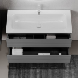 Тумба под раковину Sancos Folk 80 см FL80GS grey soft