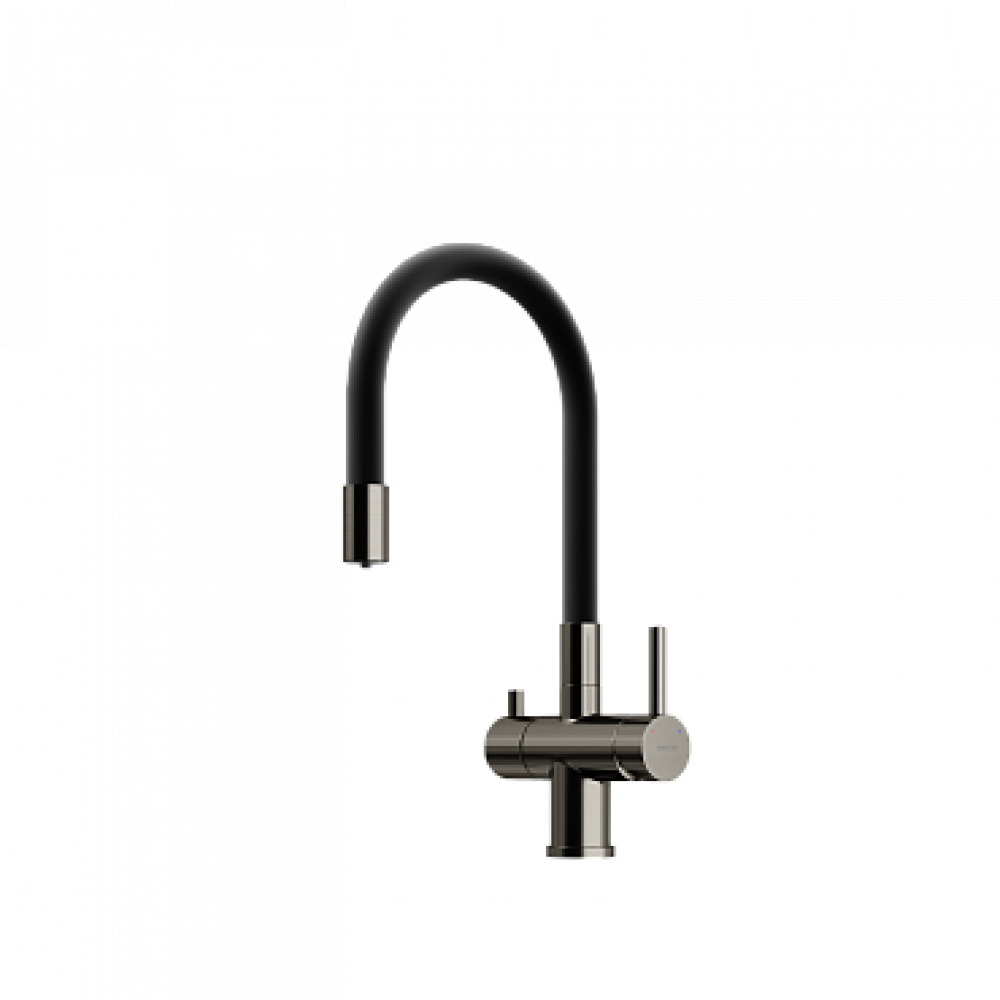 Смеситель для кухонной мойки Sancos Lucia SC4004GG вороненая сталь