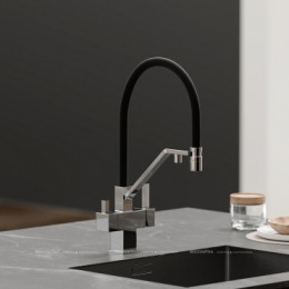 Смеситель для кухонной мойки Sancos Loro SC4007CH глянцевый хром