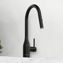 Смеситель для кухонной мойки Sancos Grand SC4002MB матовый черный