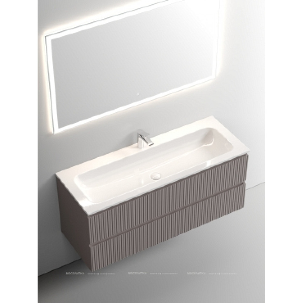 Тумба с раковиной Sancos Snob T 120 см SNT120SM doha soft