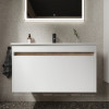Тумба с раковиной Sancos Smart, 89 см., эмаль белый, SM90W