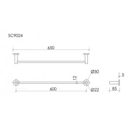 Полотенцедержатель SANCOS Base