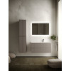 Тумба с раковиной Sancos Snob R 100 см SNR100RSM правая, doha soft