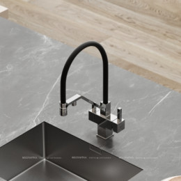 Смеситель для кухонной мойки Sancos Loro SC4007CH глянцевый хром