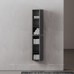 Шкаф-пенал Sancos Folk 35 см PFL35GS grey soft