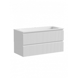Тумба с раковиной Sancos Snob T 100 см SNT100W bianco