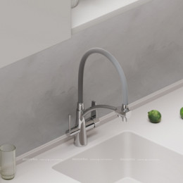 Смеситель для кухонной мойки Sancos Eri SC4001CH глянцевый хром