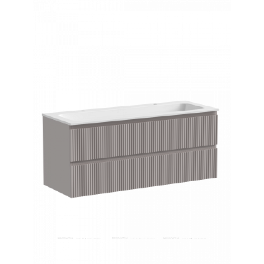 Тумба с раковиной Sancos Snob R 120 см SNR120SM doha soft