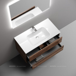 Тумба подвесная SANCOS Marmi 2.0 890х445х520 с двумя ящиками оснащенными доводчиками скрытого монтажа