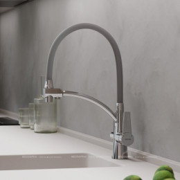 Смеситель для кухонной мойки Sancos Eri SC4001CH глянцевый хром