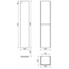 Пенал Sancos Cento PCN35W белый