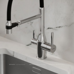 Смеситель для кухонной мойки Sancos Garda SC4009CH глянцевый хром