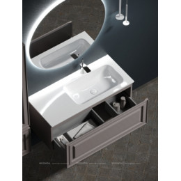 Тумба с раковиной Sancos Very 100 см VR100RSM правая, doha soft